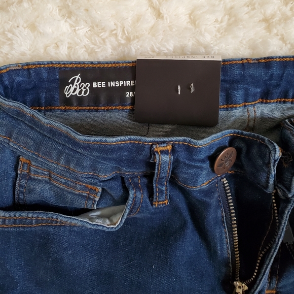 Bee Inspired spray on skinny jeans 28/32 - Picture 6 of 12